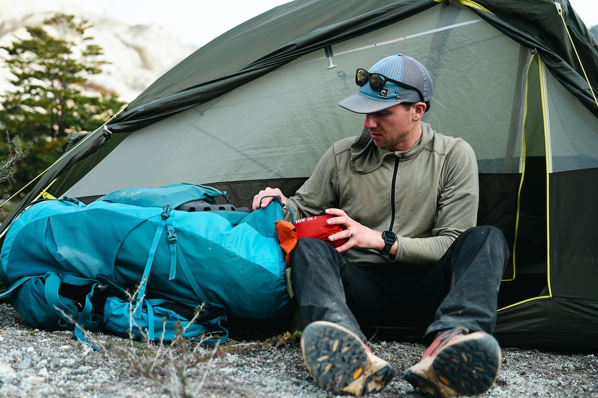 John at camp in the Zpacks Mirage